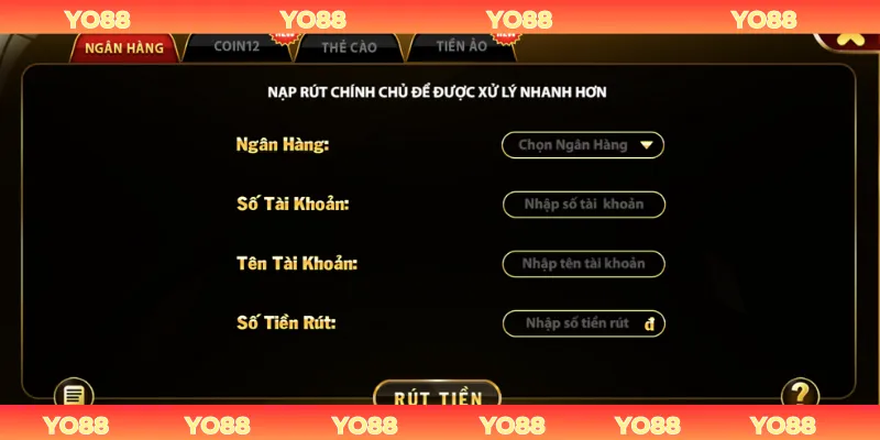 Rút Tiền YO88
