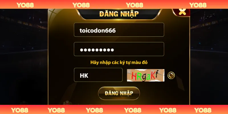 Đăng Nhập YO88