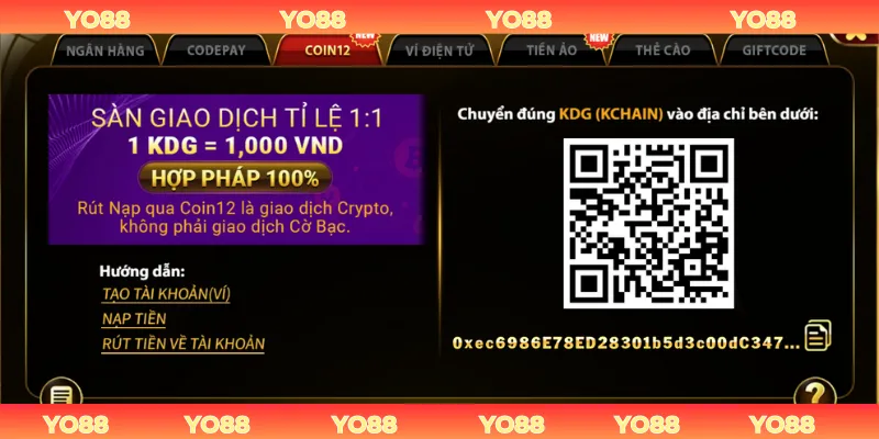 Nạp Tiền Yo88